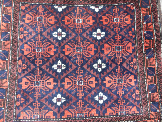 Antique Timuri Baluch Bagface [price. $175 USD ]                         