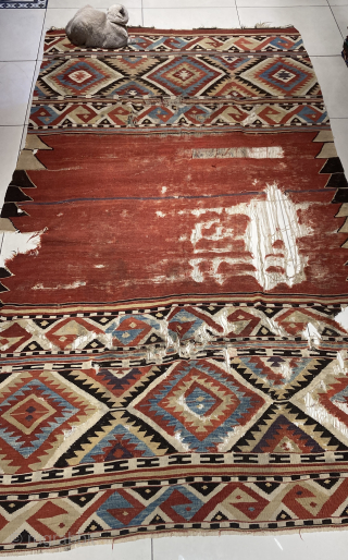 Antique Anatolian Kilim                              