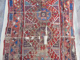 Antique Anatolian Aksaray  Rug Fragment 
size.195x115 cm                         