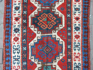 Antique Caucasian Mogan Rug [price.$ 1100 USD ]                         