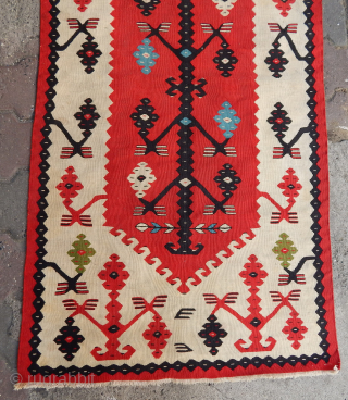Antique Sarkoy Kilim [price.$260 USD ]                           