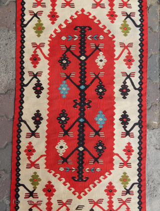 Antique Sarkoy Kilim [price.$260 USD ]                           