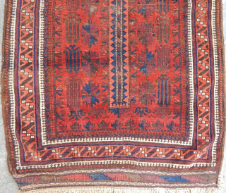 Antique Baluch Prayer Rug (price $ 450 USD )                        