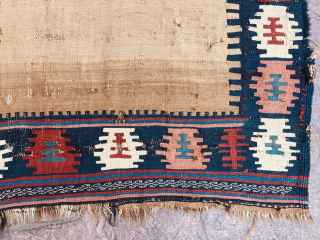 Antique Avşar Sofra Kilim                             