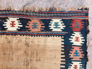 Antique Avşar Sofra Kilim                             