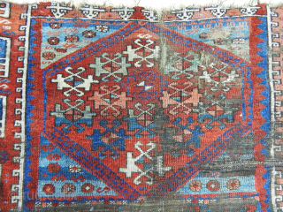 Antique West Anatolian Karakeçili Rug Fragment (price $ 580 USD )                      