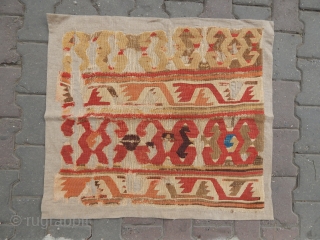 Antique Anatolian Kilim Fragment 
Size.75x82cm antolianpicker@gmail.com                           