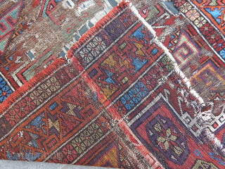 Antique Anatolian Konya Rug Fragment                            
