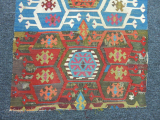 Antique Sought East Anatolian Kilim Fragment                           