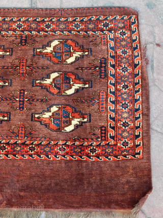 Antique Turkmen Yamut Chuval                             