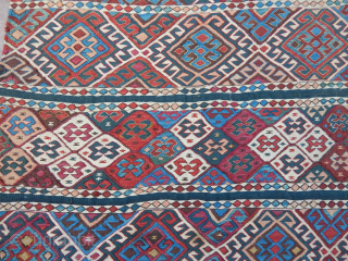 Antique East Anatolian Sumak Bagfaces