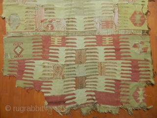 Antique West Anatolian Afyon Parmaklı Kilim 
Size.370x150cm                          