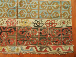 Antique Anatolian Kilim 
Size.420x165 cm                            