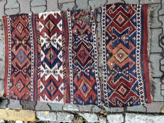 Antique East Anatolian Erzurum Kilim gragment                           