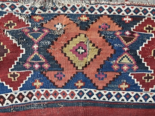 Antique East Anatolian Erzurum Kilim gragment                           