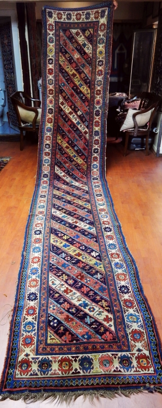 Antique Caucasian Talısh Rug Runner
Size.500x95 cm
