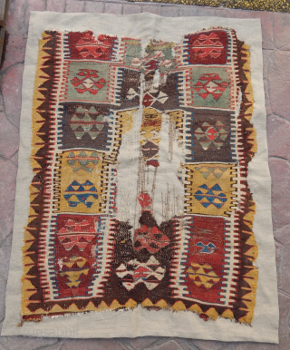 Antique Anatolian Prayer Kilim
