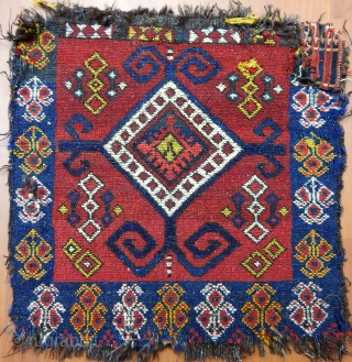 Antique Kırgız Rug Bagface                             