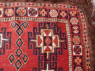 Antique Kırgız Kilim Bagface                             