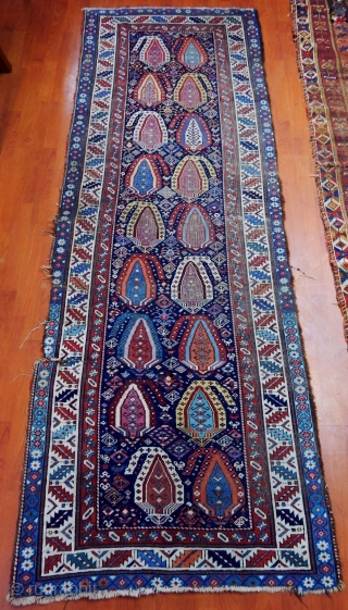 Antique Caucasian Gence Rug                             