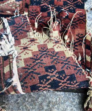 Türkmen rug fragment contact at directly rugbjk1903@gmail.com                          