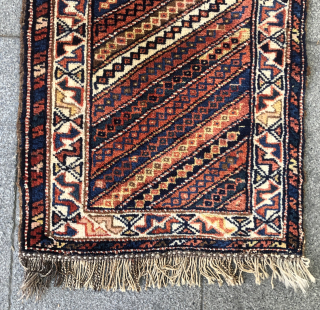 South Persian tribal balisht / yastik Some old repaired 45x70 cm contact directly rugbjk1903@gmail.com                   