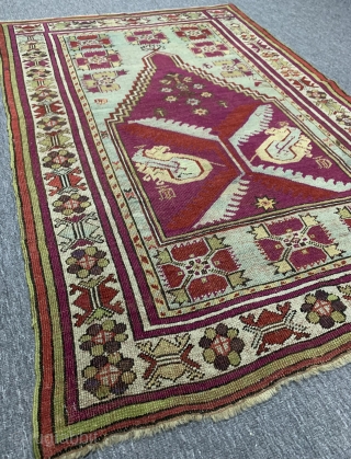 Early 1900s Mucur Prayer Rug 105 x 160 cm                        