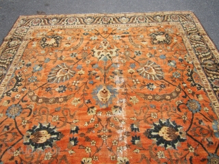 mahal persian rug some wear as shown solid rug clean no dry rot no repair ends and sides are good 675.00 or best offer plus shipping. SOLDDDDDDDDDDDDDDD      