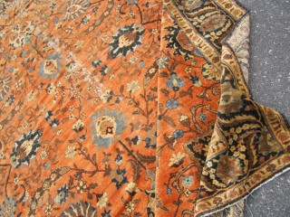 mahal persian rug some wear as shown solid rug clean no dry rot no repair ends and sides are good 675.00 or best offer plus shipping. SOLDDDDDDDDDDDDDDD      