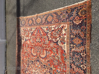 beautiful heriz persian oriental rug 8' 7" x 11' 6" full pile very clean estate rug very good condition and very nice colors and reasonable price.SOLD SOLD      