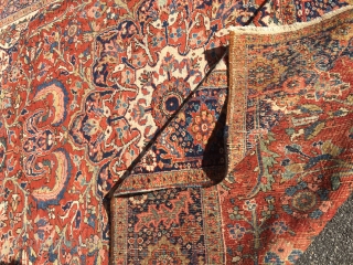 beautiful heriz persian oriental rug 8' 7" x 11' 6" full pile very clean estate rug very good condition and very nice colors and reasonable price.SOLD SOLD      