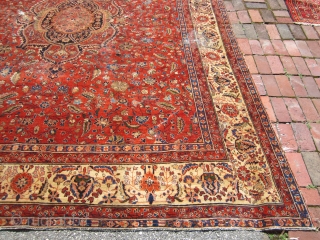measures 8' 7" x 11' 6" solid rug no dry rot clean damage side and a hole and some worn spot rare design and colors $499.00 plus shipping SOLDDDDDDDDDDDDDDDDDDDDDDDDDDDDDD    