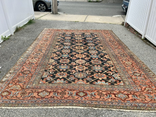 super antique mina khani heriz excellent condition all around showroom ready 9' x 2' x 12' 4"