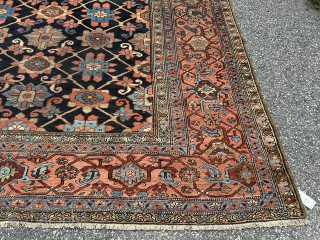 super antique mina khani heriz excellent condition all around showroom ready 9' x 2' x 12' 4"