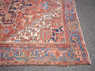 beautiful antique heriz serapi rug great colors great design and great condition 8' 1" x 10' 9" solid rug SOLDDDDDDDDDDDDDDDDDDDDDDDDDDDDDDDDDDDDDDDDDD             