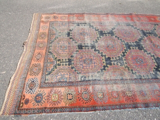 worn oushak rug no holes no pets or smoke need washing 5' 9" x 8' 9" great colors and design. SOLDDDDDDDDDDDDDDDDDDDDDDDDDDDDDD            