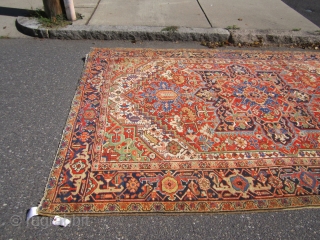 heriz rug full pile excellent condition 7' 10" x 10' 6" ready to go clean everything sells here check me out.            