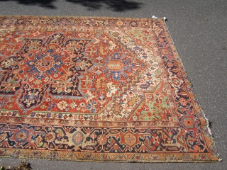 heriz rug full pile excellent condition 7' 10" x 10' 6" ready to go clean everything sells here check me out.            