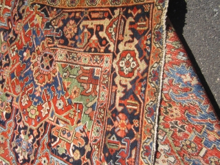 heriz rug full pile excellent condition 7' 10" x 10' 6" ready to go clean everything sells here check me out.            