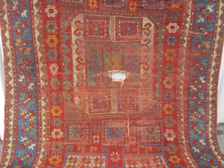 antique Karachopf kazak measuring 5' 1" x 7' 11" as found condition clean no pets and no smoke no dry rot. any questions please feel free to ask. SOLDDDDDDDDDDDDDDDDDDDD    