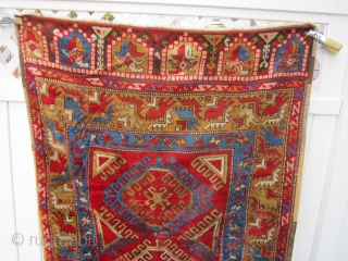 antique konya rug great drawing great colors very good pile nice and clean collector rug 48" x 74" ready to go. SOLDDDDDDDDDDDDDDDDDDDDDDD           