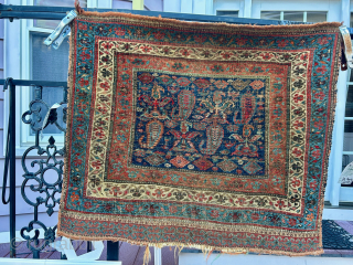 pair of kurdish bidjar 3 x 3 good condition just cleaned                      