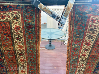 pair of kurdish bidjar 3 x 3 good condition just cleaned                      