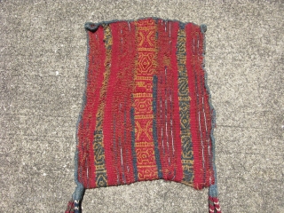 Pre-Col coca bag, the tassels may not be original, 7 inches x 16 inches including the tassels, shipping is extra aarthur@cyberrug.com            