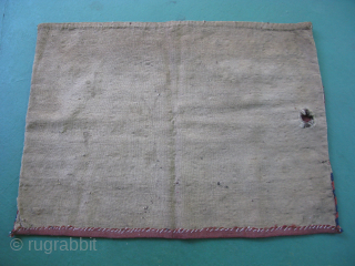 Antique Turkoman Ak Chuval, large tribal storage bag, Tekke People, Turkmenistan, Central Asia, hand woven wool and cotton, flat weave, no pile, stains on the face but no holes, stains and holes  ...
