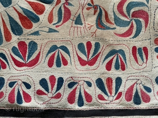 Pretty 19th century Kantha. Couple of small repairs. 88 by 55cm. Alreid1612@hotmail.com                     