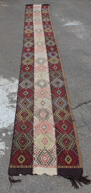 1900s Turkish Jijim. 513cm x 71cm 
                          