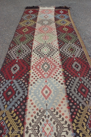 1900s Turkish Jijim. 513cm x 71cm 
                          