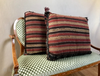  late 19 century Baluchi Pillows  19” x 21” ( 48 x 53cm )                  