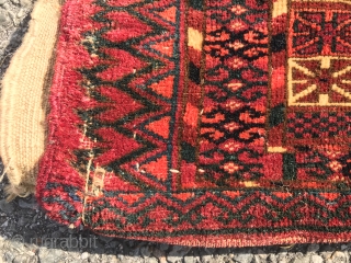 Late 19 century Tekke torba 13” x 34” ( 33 x 86cm )                    